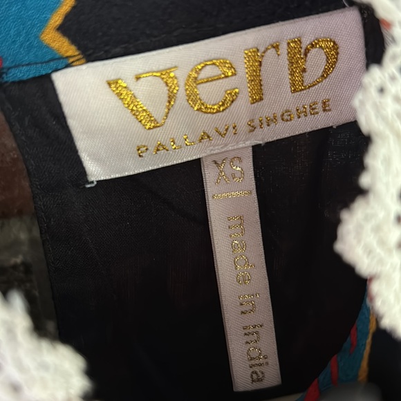 Verb long dress by Pallavi Singhee for Anthropologie size XS preloved - Picture 4 of 11